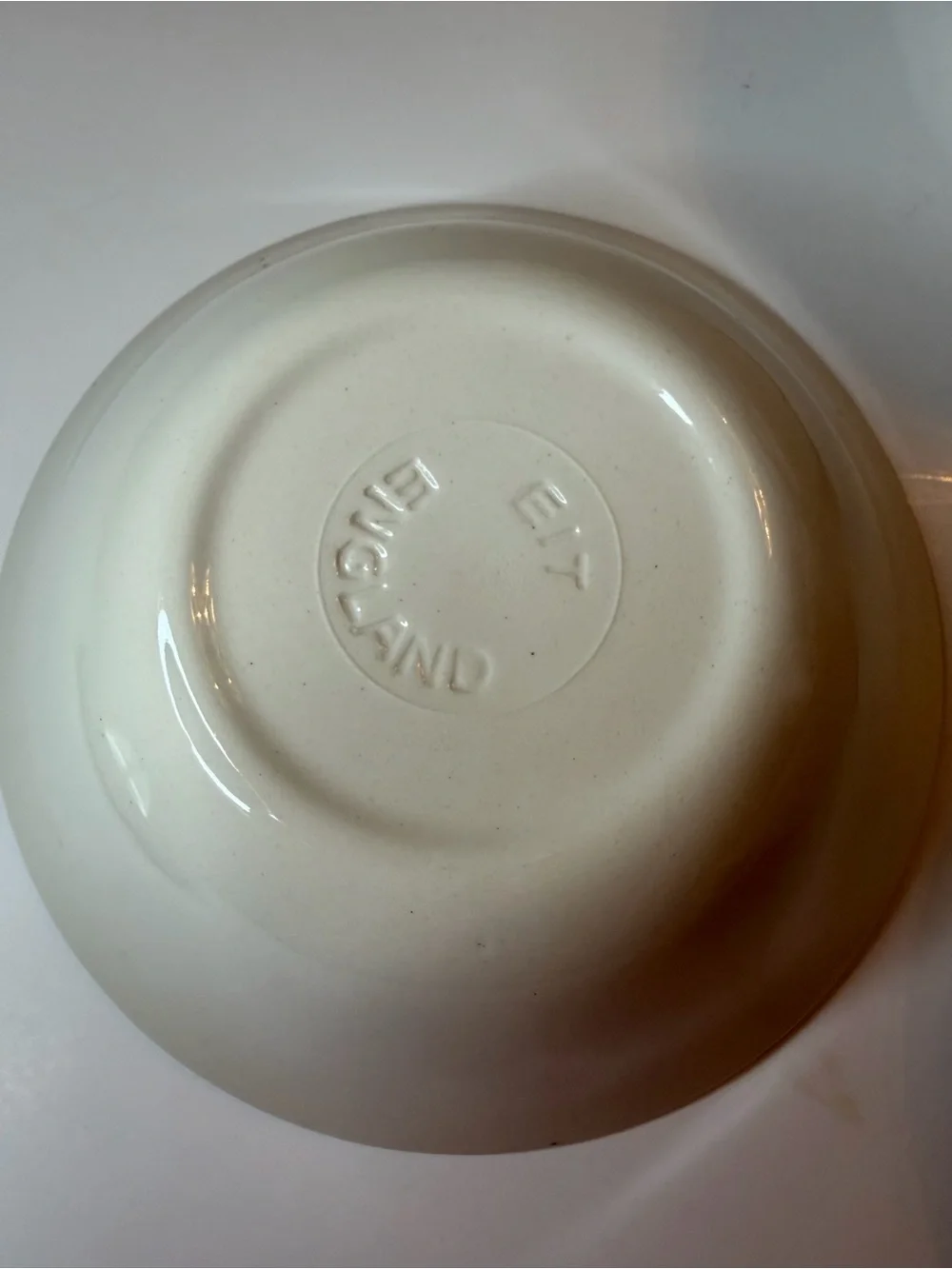 Set Of 3 English  Ironstone Tableware England  EIT Coupe Cereal Soup Bowl 6 3/8”